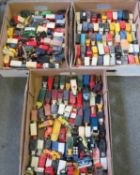 THREE TRAYS CONTAINING APPROXIMATELY ONE HUNDRED AND EIGHTY MAINLY LLEDO / DAYS GONE TRUCKS /