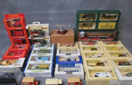 A BOXED EDDIE STOBART 59566 RENAULT ARTICULATED LORRY AND TRAILER, a pair of LLedo Eddie Stobart