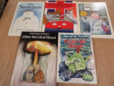 A COLLECTION OF MODERN CHILDRENS HARDBACK BOOKS, to include 'The Snowman by Raymond Briggs - 1st pri