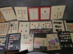 A COLLECTION OF SHEETS OF STAMPS FROM GREAT BRITAIN, CYPRUS. Aden, New Zealand, Southern Rhodesia,