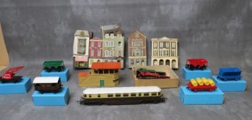 UNBOXED OO GAUGE LIMA DIESEL LOCOMOTIVE, six boxed Hornby OO gauge rolling stock to include two