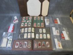 THREE VINTAGE CIGARETTE CARD ALBUMS, all full, plus a collection of loose cigarette cards, Wills,