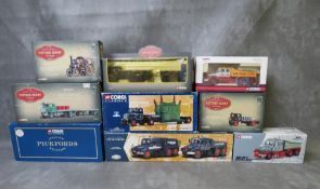 NINE BOXED CORGI VEHICLES, to include 16703 Pickfords delux, 17904 Pickford Scammells, 16704