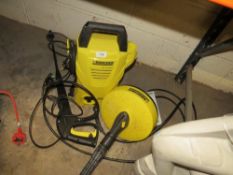 A Karcher pressure washer
