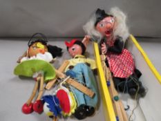 A selection of Pelham puppets