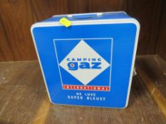 A vintage Camping Gaz portable stove in unused condition