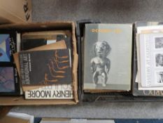 Two boxes of art interest books including Birmingham school of printing 