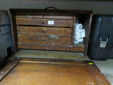 An engineers tool box and contents