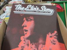 Two boxes of LP records and 7