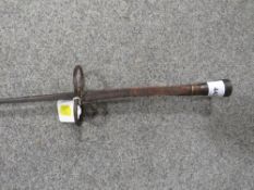 A 19th century fencing foil