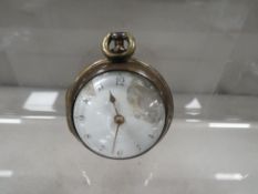 An antique 18th century pair-cased Verge pocket watch by Taylor London