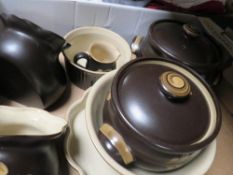 A tray of Denby Bakewell ceramics