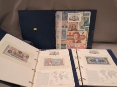 'Banknotes of the World' three albums of notes mostly 19th and 20th century