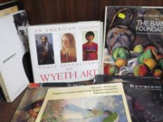 A small selection of art books