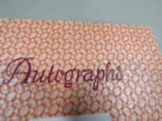 Autograph book no provenance contains 