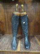 A pair of antique riding boots - D.B. Mackay New York