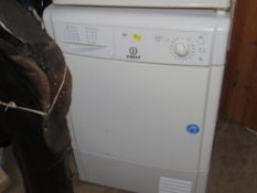 An Indesit tumble dryer