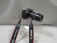 A Canon eos 1100d camera