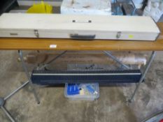 A knitmaster etc knitting machine and table