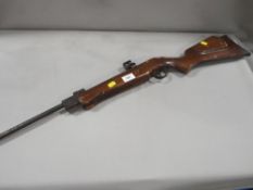 A vintage Webley Hawk point 22 Cal air riffle
