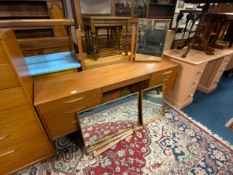 A mid century teak dressing table A/F