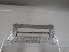A hallmarked silver buckle 