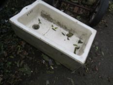 An antique Belfast style sink
