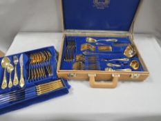 A Solingen Royal collection canteen of cutlery contained in a briefcase internal packaging damaged
