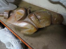 A stone type stature of an erotic nature - L 60 cm, W 30 cm