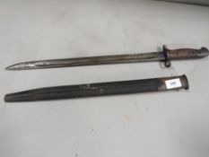 An antique bayonet