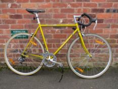 A Giant Pelaton 7000 14 speed road racing bicycle with 56 cm frame