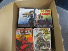 A tray of 200 plus Battle Picture Library magazines