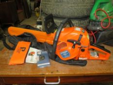 A P1 PE P6220C two-stroke / petrol chainsaw with bag and spare chain