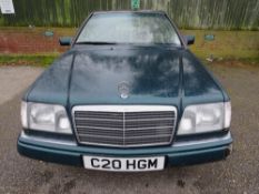 A 1996 green 2.2L petrol Mercedes 'C20 HGM, mot expired 4th October 2024, last mot test shows 102,