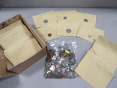 A box of old coins
