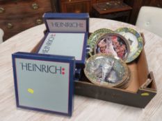 A tray of assorted collectors plates, to include six boxed limited edition Villeroy & Boch