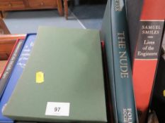 A small tray of Folio Society books