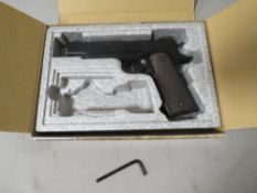 A boxed Kwc CQBP M45A1 BB gun