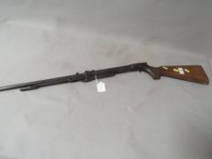 An antique BSA Lincoln Jeffries, top loading under lever air rifle A/F