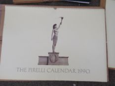 Six boxed vintage Pirelli calendars