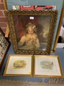 Five assorted prints to include Lowry examples. (5)