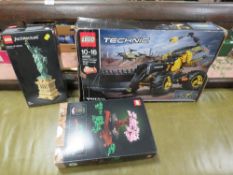 Three boxes of assorted Lego - contents unchecked