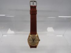 A vintage Mu-Du Doublematic men's wristwatch