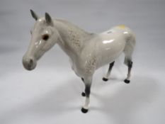 A large Beswick dapple grey horse