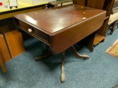 A 19th century mahogany pembroke table