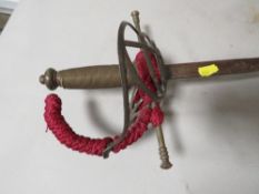 A vintage dress sword