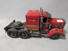 A large tin plate truck / wagon