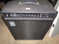 An Ampeg BA210 speaker amplifier