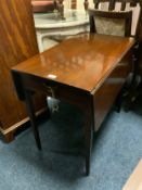 A 19th century mahogany Pembroke table with single drawer