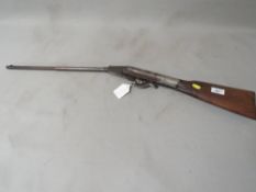 An antique Gem type air rifle